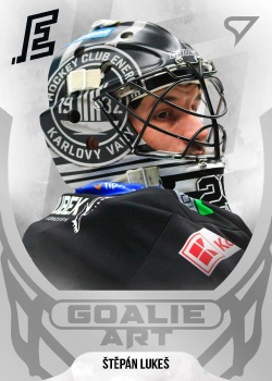 Stepan Lukes Karlovy Vary Tipsport ELH 2022/23 SportZoo 2. serie Goalie Art #GA-24